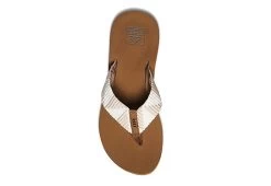 Reef Womens Spring Woven Flip Flop Sandal - Tan -women's shoes US 01 202598 02
