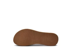 Reef Womens Spring Woven Flip Flop Sandal - Tan -women's shoes US 01 202598 03