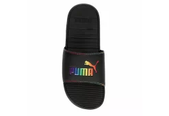 Puma Womens Cool Cat Rainbow Slide Sandal - Black -women's shoes US 01 202625 05