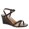 Michael By Michael Shannon Womens Lulu Wedge Sandal - Espresso -women's shoes US 01 202628 00