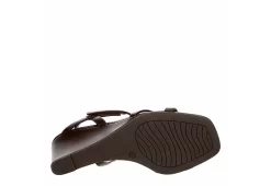 Michael By Michael Shannon Womens Lulu Wedge Sandal - Espresso -women's shoes US 01 202628 06