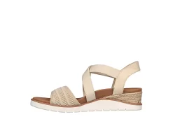 Skechers Womens Arch Fit Beach Kiss Sandal - Natural 11 Skechers Womens Arch Fit Beach Kiss Sandal - Natural -women's shoes US 01 202836 02