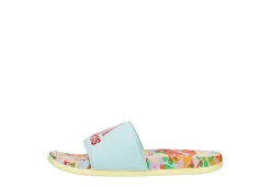 Adidas Womens Adilette Comfort Slide Sandal - Aqua -women's shoes US 01 203097 03