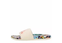 Adidas Womens Adilette Comfort Slide Sandal - Off White -women's shoes US 01 203099 03