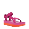 Teva Womens Flatform Universal Platform Outdoor Sandal - Fuschia -women's shoes US 01 203150 00