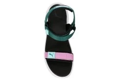 Puma Womens Sportie Vola Sandal - Green 14 Puma Womens Sportie Vola Sandal - Green -women's shoes US 01 203190 05