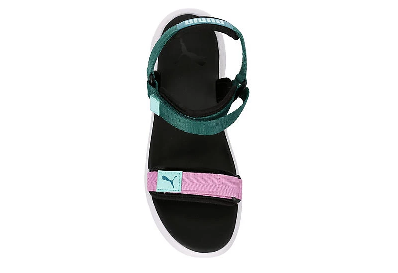 Puma Womens Sportie Vola Sandal - Green 8 Puma Womens Sportie Vola Sandal - Green - Image 6