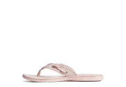 Sperry Womens Seafish Iridescent Sparkle Flip Flop Sandal - Blush 12 Sperry Womens Seafish Iridescent Sparkle Flip Flop Sandal - Blush -women's shoes US 01 203196 03