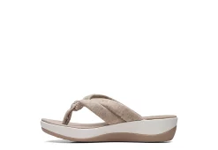 Clarks Womens Arla Kaylie Flip Flop Sandal - Sand -women's shoes US 01 203198 03