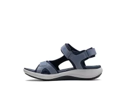 Clarks Womens Mira Bay Sandal - Denim -women's shoes US 01 203200 03