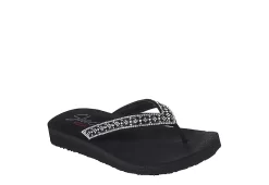 women's shoes 32 Skechers Womens Lotus Bae Flip Flop Sandal - Black