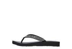 Skechers Womens Lotus Bae Flip Flop Sandal - Black -women's shoes US 01 203260 02