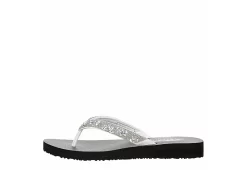 Skechers Womens Love Letter Flip Flop Sandal - White -women's shoes US 01 203261 03