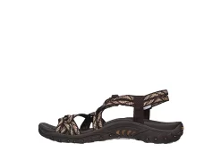 Skechers Womens Reggae Irie Mon Trail Grazer Outdoor Sandal - Chocolate -women's shoes US 01 203282 02