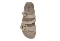 Bjorndal Womens Delaney Footbed Sandal - Taupe 14 Bjorndal Womens Delaney Footbed Sandal - Taupe -women's shoes US 01 203312 05