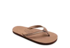 women's shoes 2 Rainbow Sandals Womens Crystal Collection Flip Flop Sandal - Brown