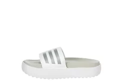 Adidas Womens Adilette Platform Slide Sandal - White -women's shoes US 01 203333 03