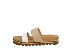Reef Womens Banded Horizon Hi Slide Sandal - Sand -women's shoes US 01 203342 03