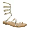 Dv By Dolce Vita Womens Maralin Flat Sandal - Gold -women's shoes US 01 203350 00