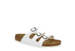 Birkenstock Womens Florida Soft Footbed Sandal - White