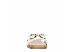 Michael By Michael Shannon Womens Jade Slide Sandal - White -women's shoes US 01 203385 02