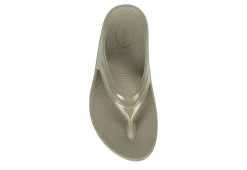 Oofos Womens Oomega Flip Flop Sandal - Khaki -women's shoes US 01 203392 05