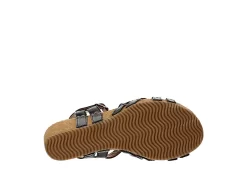 Bjorndal Womens Lily Wedge Sandal - Black -women's shoes US 01 203399 06