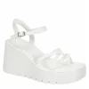 Madden Girl Womens Vaultt Wedge Sandal - White -women's shoes US 01 203410 00