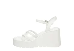 Madden Girl Womens Vaultt Wedge Sandal - White -women's shoes US 01 203410 03