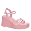 Madden Girl Womens Vaultt Wedge Sandal - Pink -women's shoes US 01 203411 00