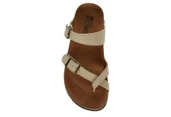 White Mountain Womens Gracie Footbed Sandal - Tan -women's shoes US 01 203417 05