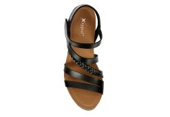 Xappeal Womens Maggy Wedge Sandal - Black -women's shoes US 01 203423 05
