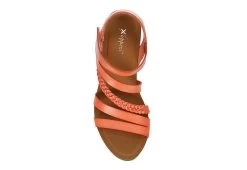 Xappeal Womens Maggy Wedge Sandal - Coral -women's shoes US 01 203424 05