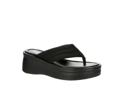 women's shoes 12 Limelight Womens Nina Flip Flop Sandal - Black