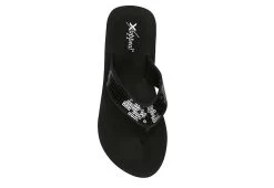 Xappeal Womens Samantha Flip Flop Sandal - Black -women's shoes US 01 203460 05