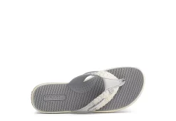 Sperry Womens Parotfish Flip Flop Sandal - Grey -women's shoes US 01 203531 04