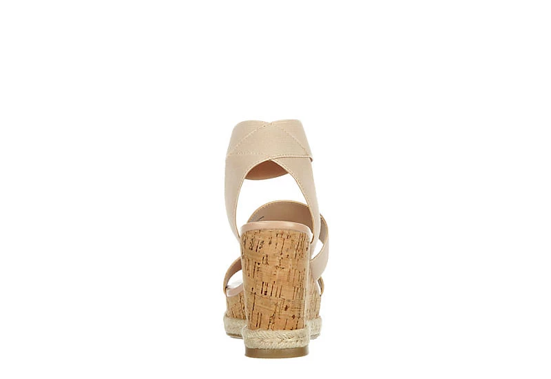 Madden Girl Womens Marandaa Wedge Sandal - Nude 7 Madden Girl Womens Marandaa Wedge Sandal - Nude - Image 5