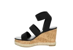 Madden Girl Womens Marandaa Wedge Sandal - Black -women's shoes US 01 203537 03