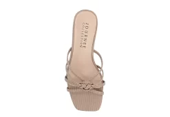 Journee Collection Womens Blayke Wedge Slip On Sandal - Taupe -women's shoes US 01 203694 05