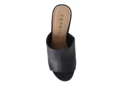 Esprit Womens Tayce Slide Sandal - Black -women's shoes US 01 203795 04