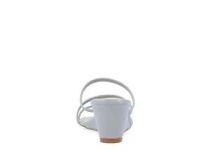 Journee Collection Womens Takarah Wedge Slip On Sandal - Blue -women's shoes US 01 203886 04