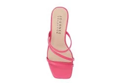 Journee Collection Womens Takarah Wedge Slip On Sandal - Pink -women's shoes US 01 203887 05