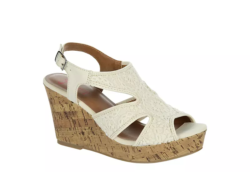 Jellypop Womens Lisbon Wedge Sandal - Natural 3 Jellypop Womens Lisbon Wedge Sandal - Natural