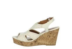 Jellypop Womens Lisbon Wedge Sandal - Natural 12 Jellypop Womens Lisbon Wedge Sandal - Natural -women's shoes US 01 203922 03