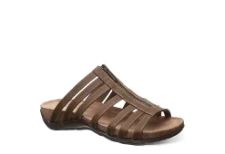 Bearpaw Womens Sabrina Slide Sandal - Brown