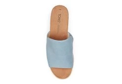 Toms Womens Diana Mule Sandal - Denim -women's shoes US 01 204096 03