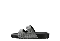 Madden Girl Womens Teddy Footbed Slide Sandal - Black -women's shoes US 01 250030 03