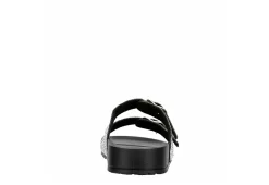 Madden Girl Womens Teddy Footbed Slide Sandal - Black -women's shoes US 01 250030 04