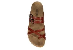 Bjorndal Womens Sami Footbed Sandal - Cognac -women's shoes US 01 250078 05