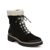 Franco Sarto Womens Rosella Combat Boot - Black -women's shoes US 01 300159 00